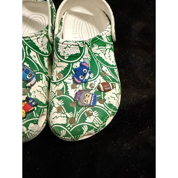 CROCS CLASSIC DUKE PRINT CLOG GREEN boys girls 3 - Picture 3 of 6